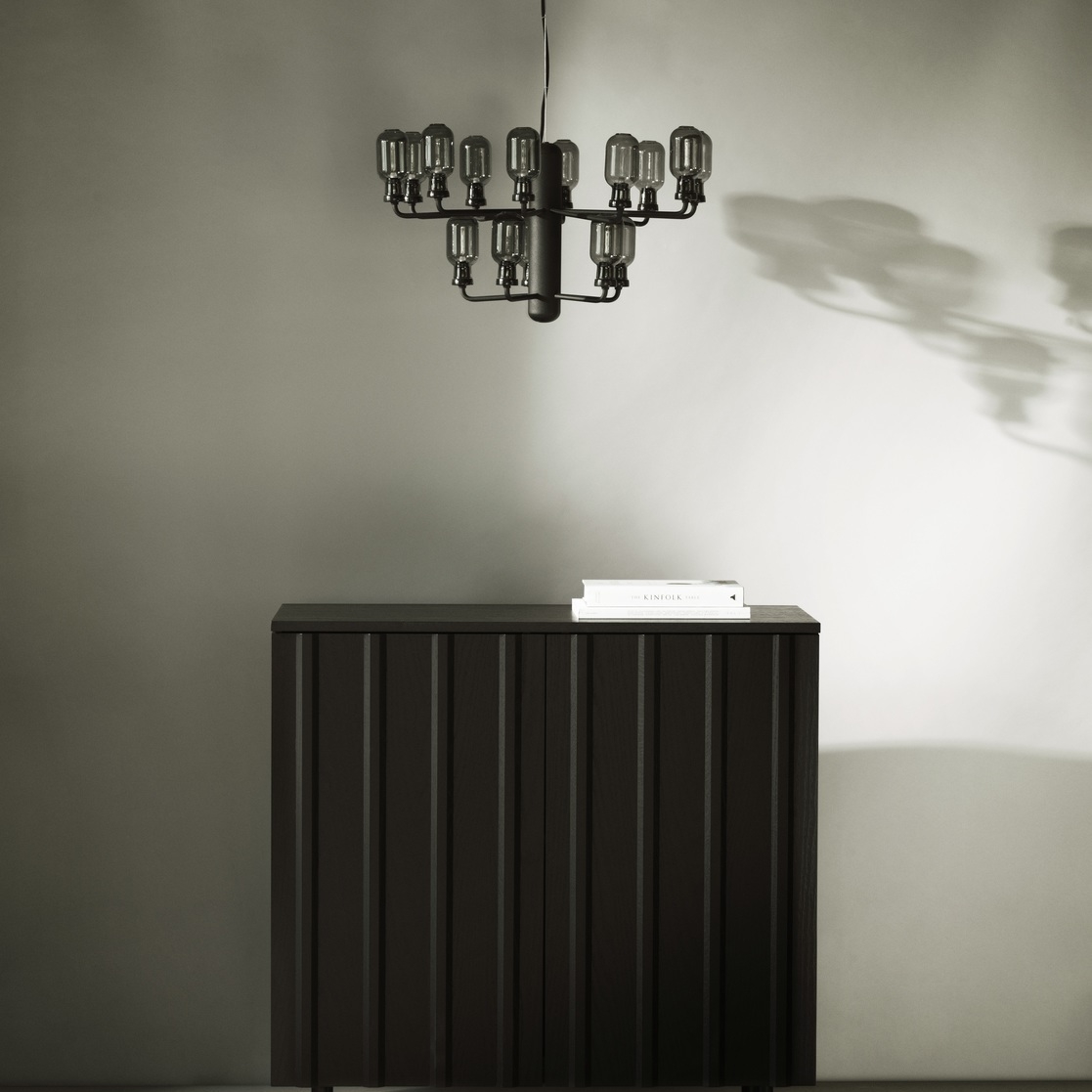 2022_amp_chandelier_small_smoke_black_rib_cabinet_soft_black