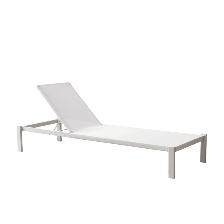 Shine Chaise Longue Blanc