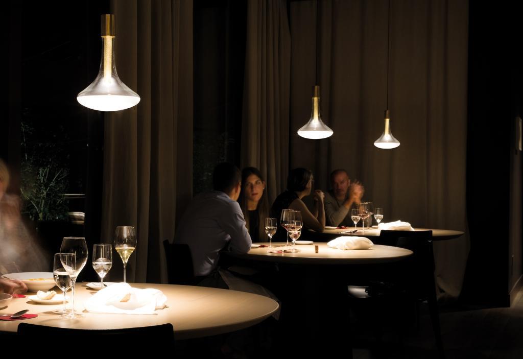 Suspension CATHODE ON/OFF 3000K Finition Laiton brossé