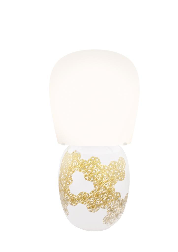 Hive Lampe de Table Blanc
