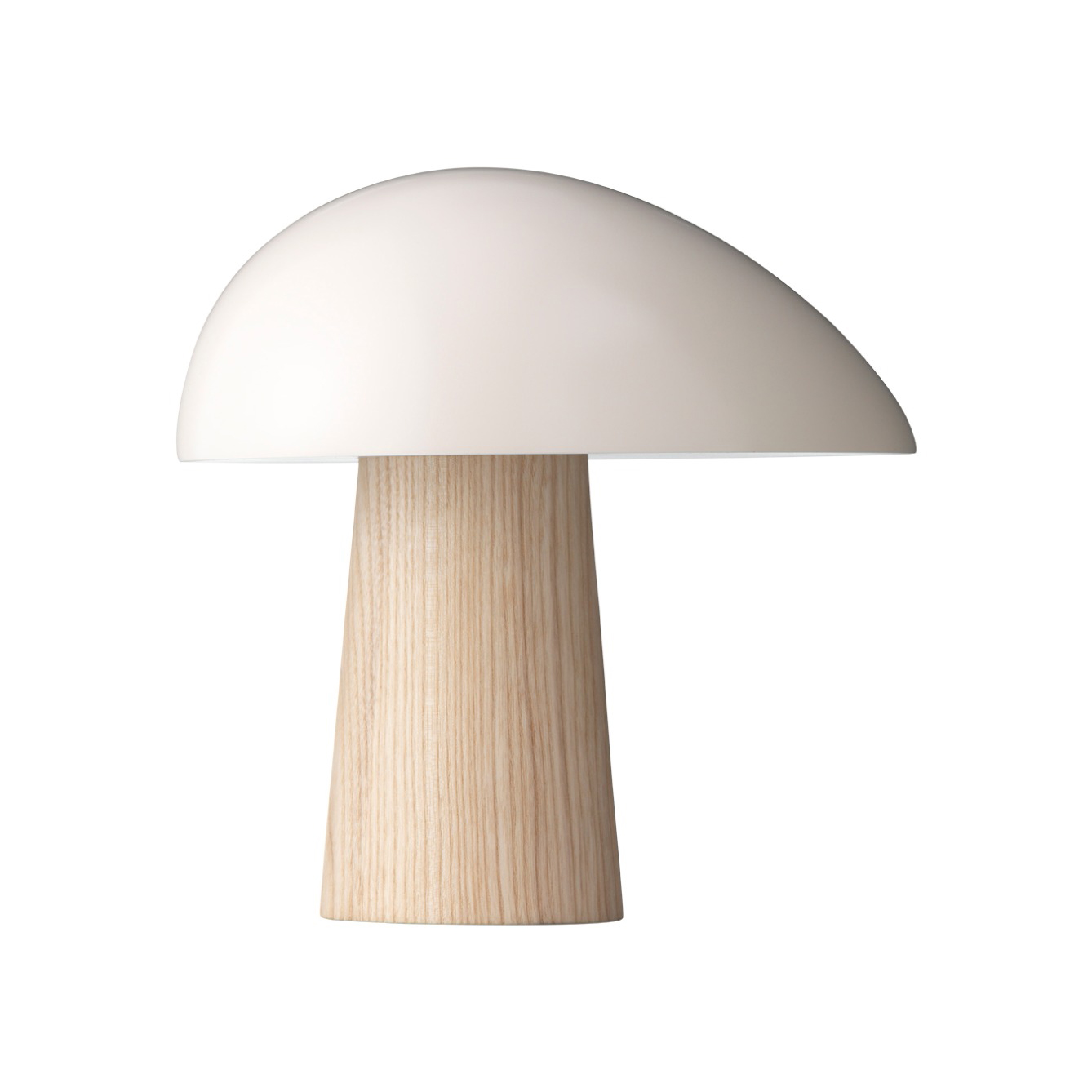 Night Owl Lampe de Table Blanc/Bois