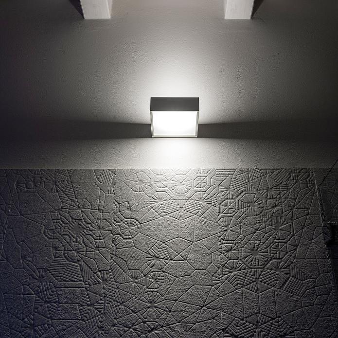 Applique TOAST ON/OFF 3000K Finition Blanc Mat